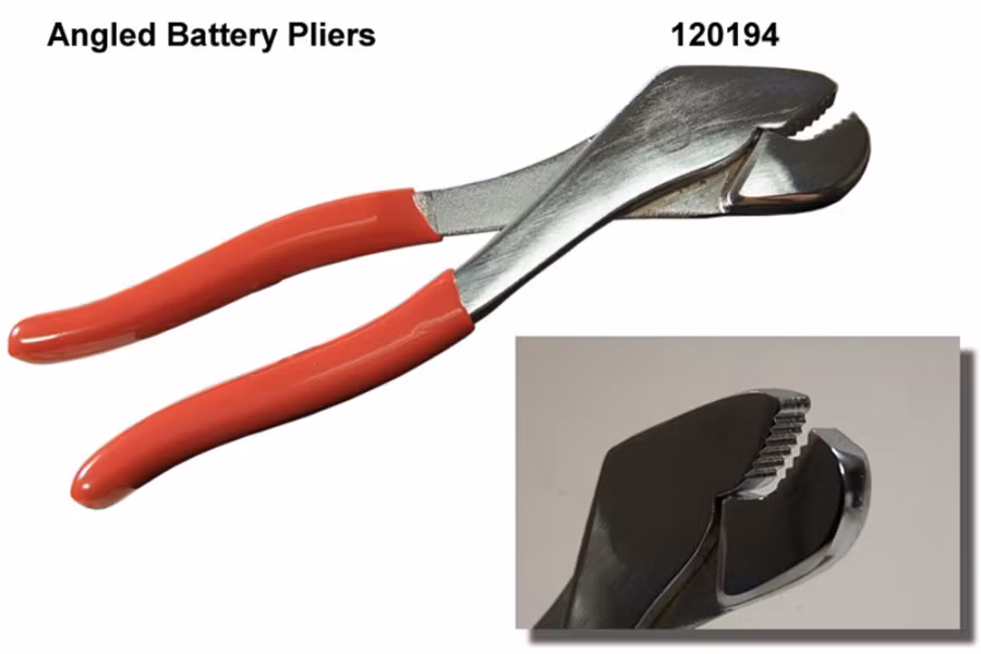 Quick Cable 9" Angled Battery Pliers