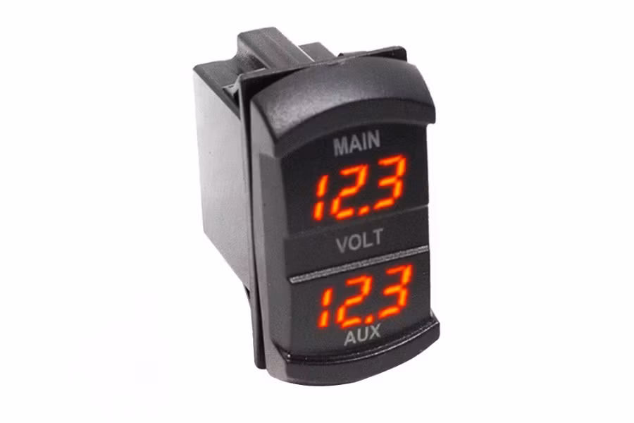 1956-race-sport-rocker-switch-sized-dual-volt-meter-10-60v-1.jpg Race Sport Rocker Switch sized Dual Volt Meter 10-60V