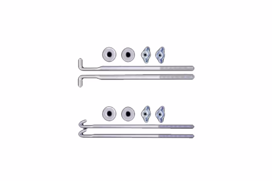 1972-quick-cable-battery-hold-down-bolt-set-1.jpg Quick Cable Battery Hold-Down Bolt Set
