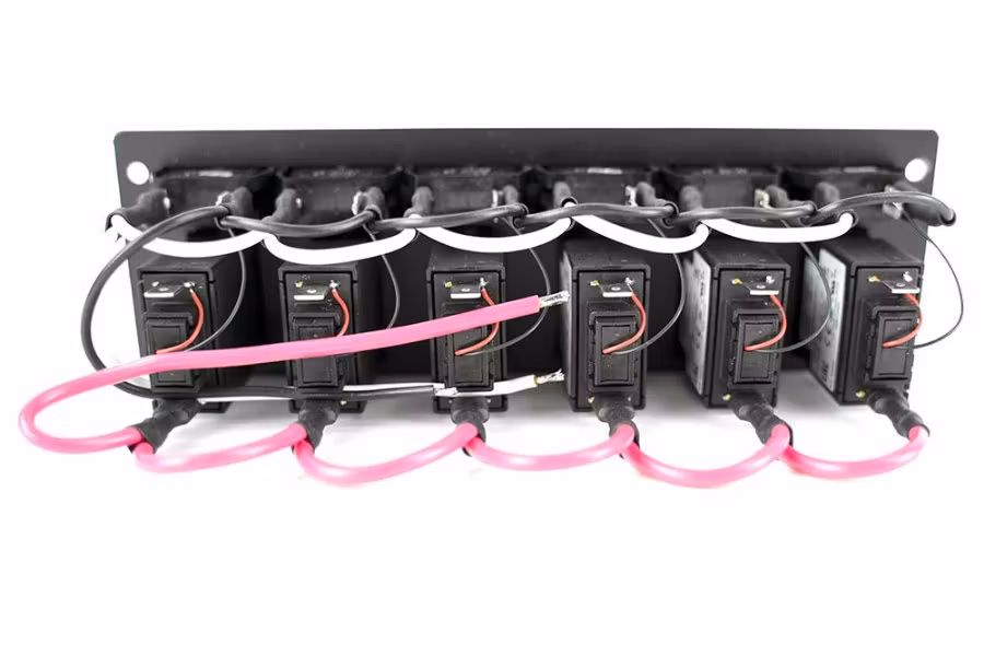 TJR Equipment 6 Switch Panel In Dash