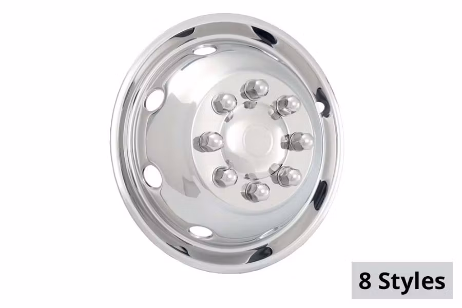 Phoenix Stainless Steel D.O.T. Dual Wheel Simulator for 16" 8 Lug 8 HH Wheels '92 - '07 Ford E350 / E450