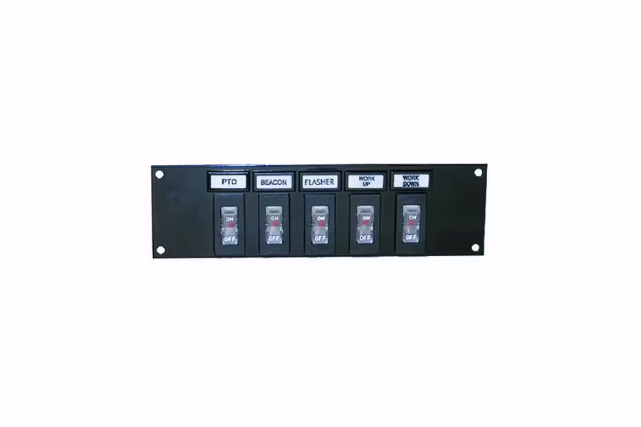 2147-tjr-equipment-and-controls-5-switch-panel-x27-99-current-ford-f250-f650-1.jpg TJR Equipment and Controls 5 Switch Panel '99 - Current Ford F250 - F650