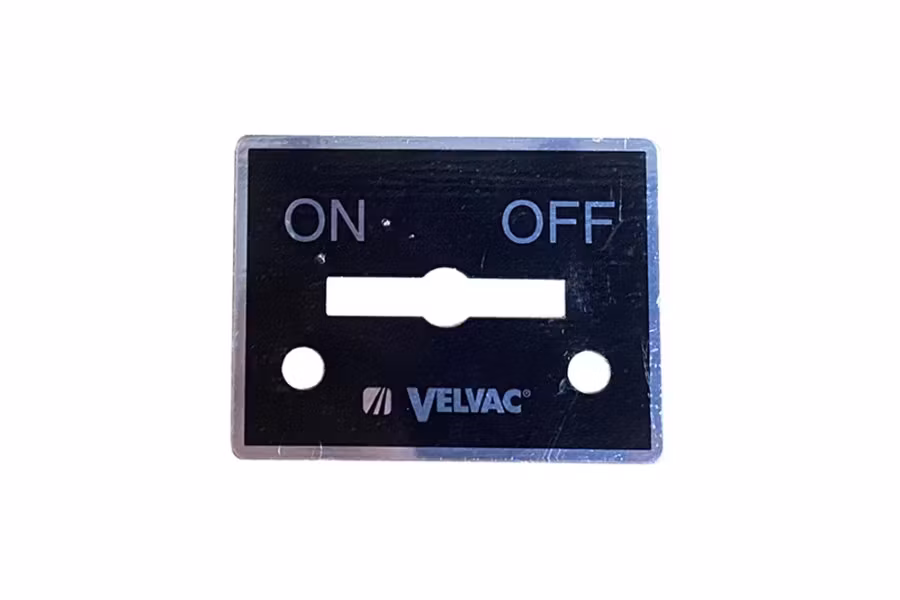 2153-velvac-air-brake-flipper-valve-faceplate-faceplate-on-off-1.jpg Velvac Air Brake Flipper Valve Faceplate - Faceplate - On/Off