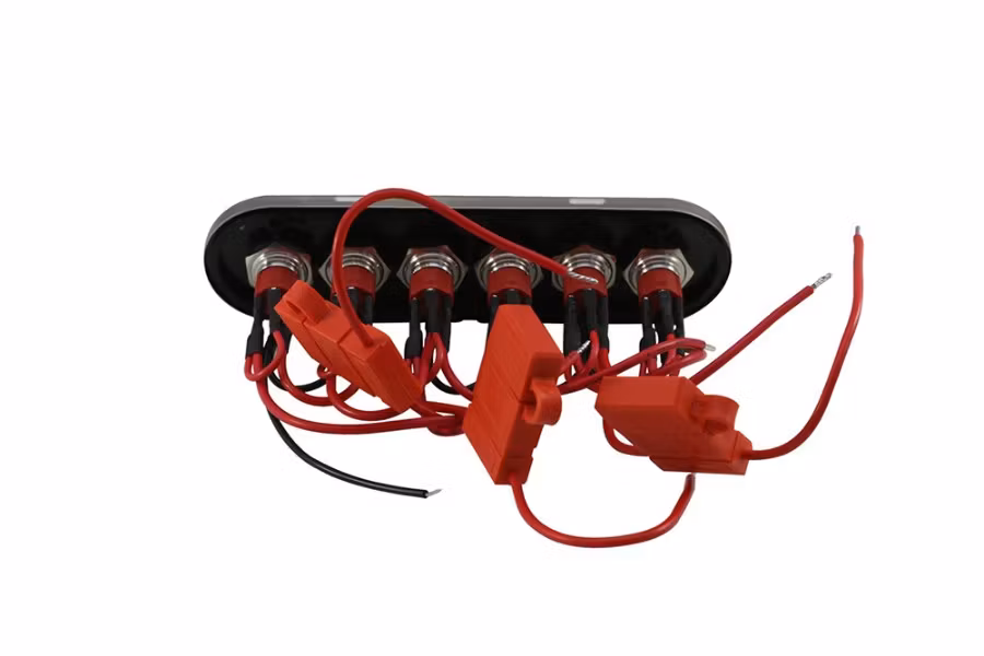 Race Sport On/Off Pre-Wired and Fused Blue LED Switch