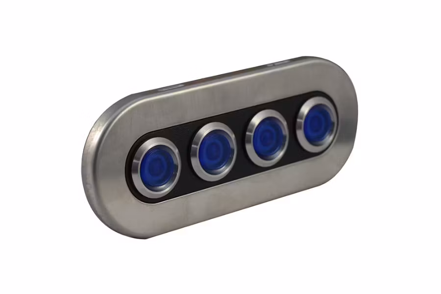 Race Sport On/Off Pre-Wired and Fused Blue LED Switch
