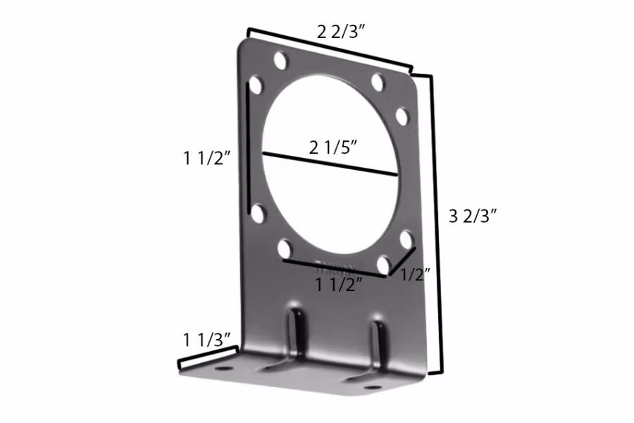 Velvac Mounting Bracket for Seven-Way Blade Socket