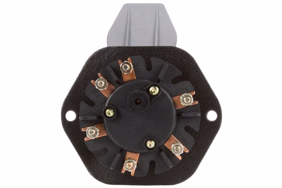 Truck-Lite 7 Solid Pin Surface Mount Threaded Stacking Studs Receptacle