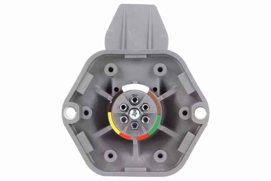 Truck-Lite 7 Solid Pin Surface Mount Receptacle