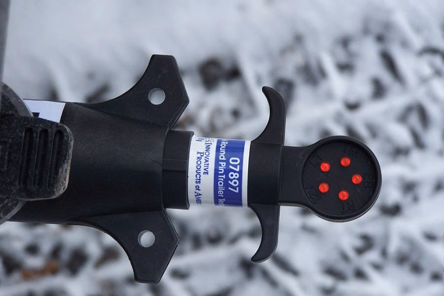 IPA 6-Way Round Pin Tractor Trailer Circuit Tester