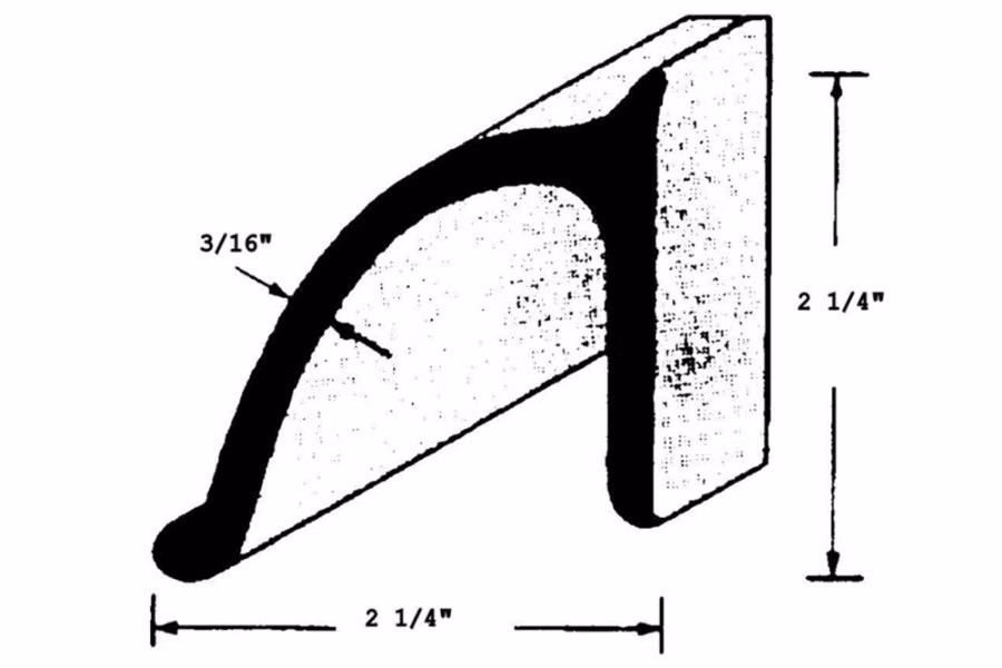 Rub-A-Fender Fenderette Fender Flare 2-1/4" Wide