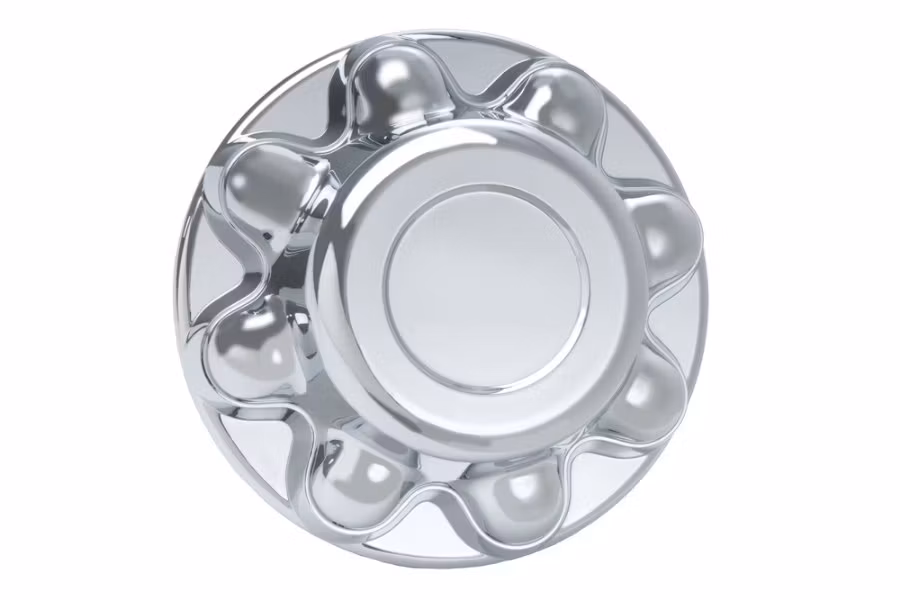 Phoenix QuickTrim ABS Hubcover Chrome 8 Lug 7K or 8K Axle
