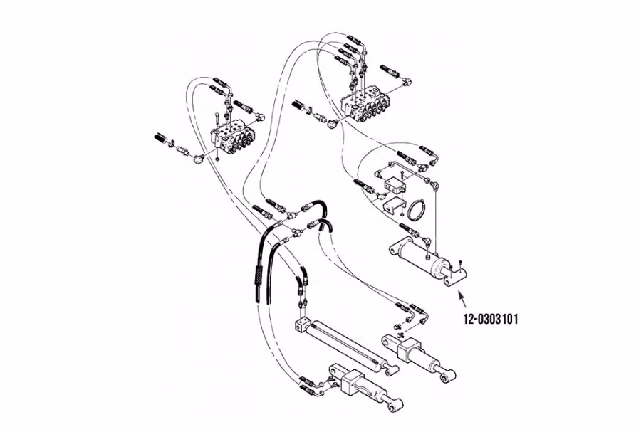 Miller Wheel Lift Cylinder Century 712 and 716