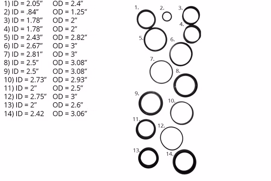 2457-miller-seal-kit-it27b-boom-lift-cylinder-1.jpg Miller Seal Kit IT27B Boom Lift Cylinder