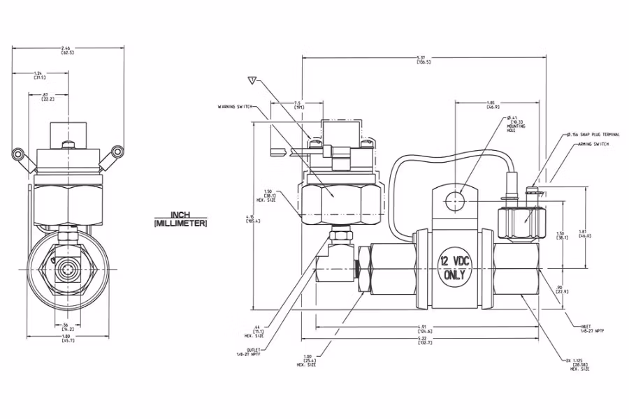 Mico Electric Brake Fluid Activated Brake Lock