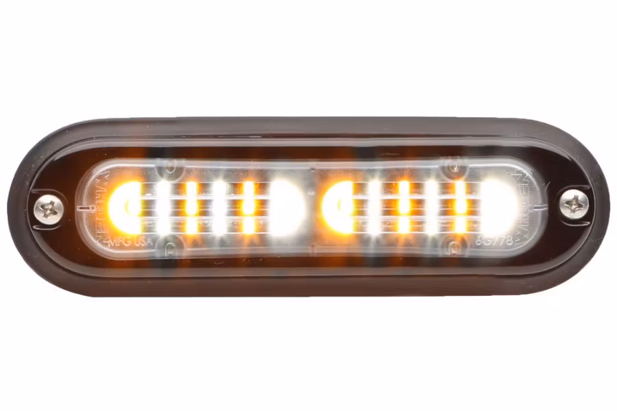 Whelen Ion T-Series Duo Color Super LED Lighthead with Clear Lens