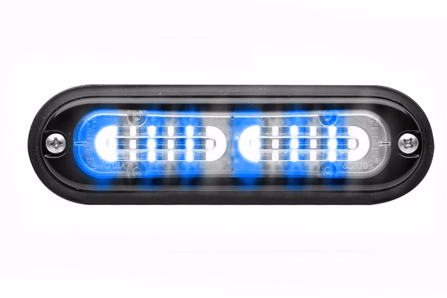 Whelen Ion T-Series Duo Color Super LED Lighthead with Clear Lens