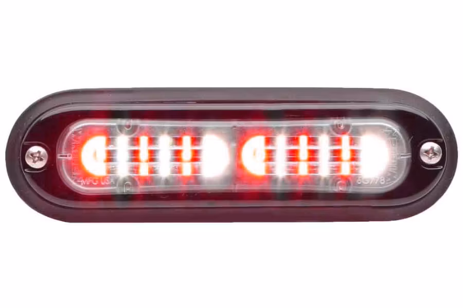 Whelen Ion T-Series Duo Color Super LED Lighthead with Clear Lens