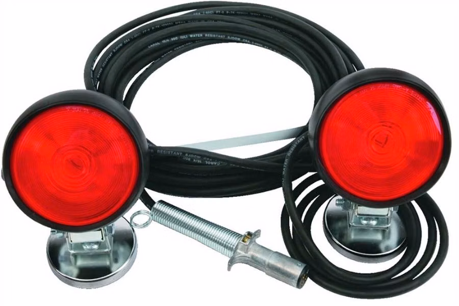 Custer Products Replacement Tow Lights, Hard-Plastic
