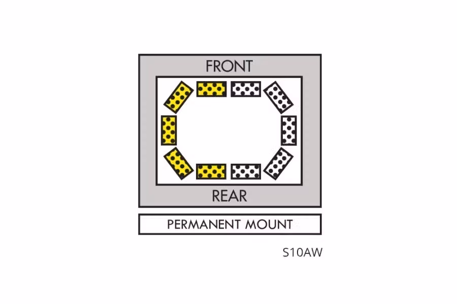 3931-pse-amber-shield-amber-white-led-mini-bar-permanent-mount-17-5-8-quot-l-1.jpg PSE Amber Shield Amber/White LED Mini Bar, Permanent Mount, 17-5/8"L