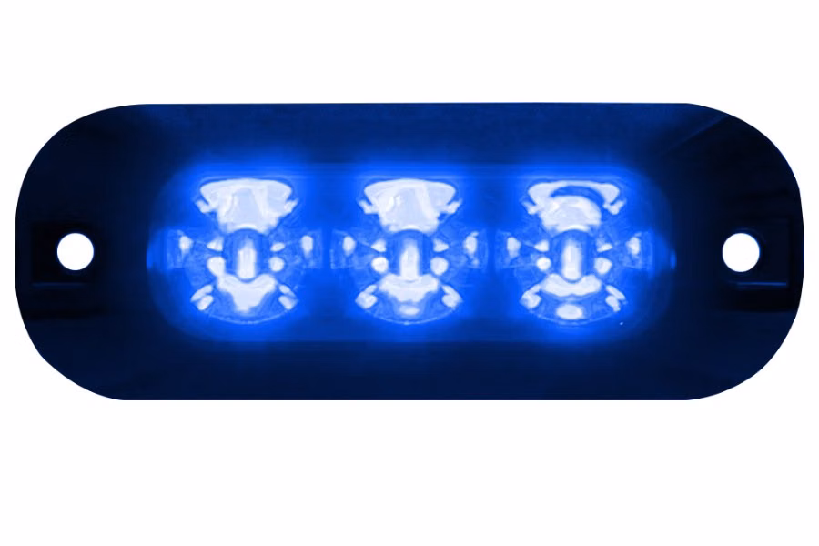 ECCO Warning LED Single- Split - or Dual Color Surface Mount Model ED3703