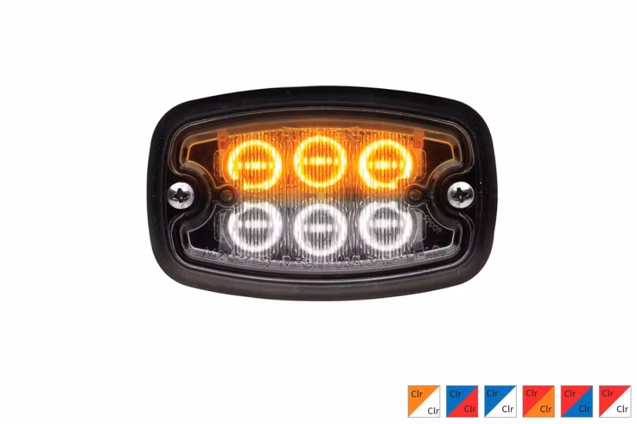 Whelen M2 Wide Angle Series Super LED Lightheads Split Color