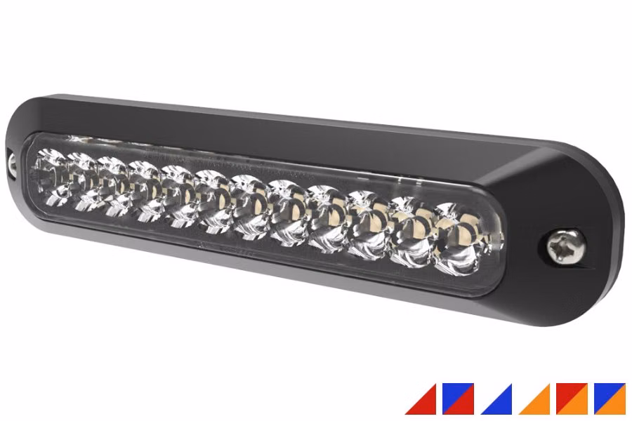 ECCO Warning LED Single- Split - or Dual Color Surface Mount Model ED3755