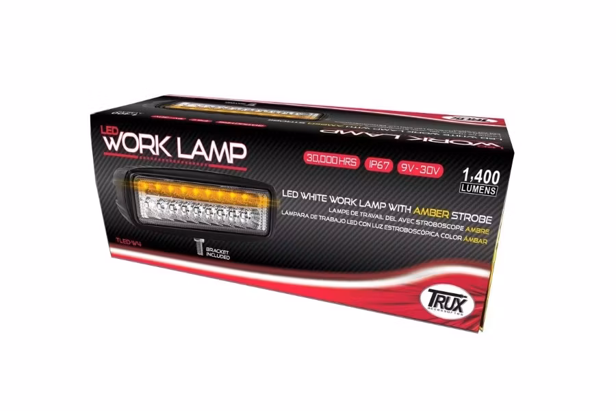 Trux 'Strobe Series' Spot Work Lamp w/ Strobe