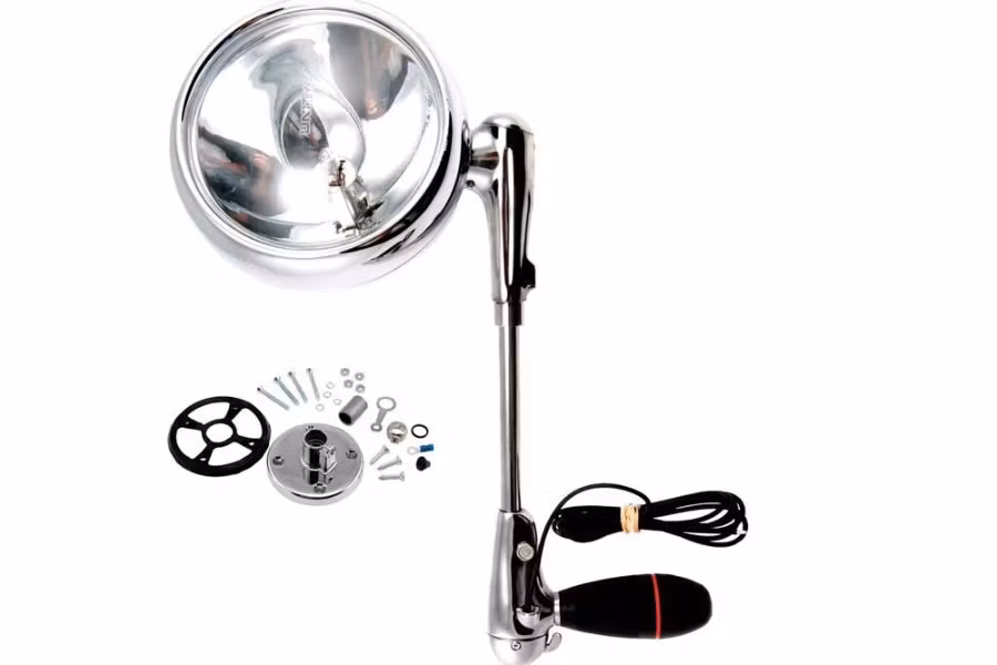 The Beam 100W Chrome Roof Mount Halogen Spotlight