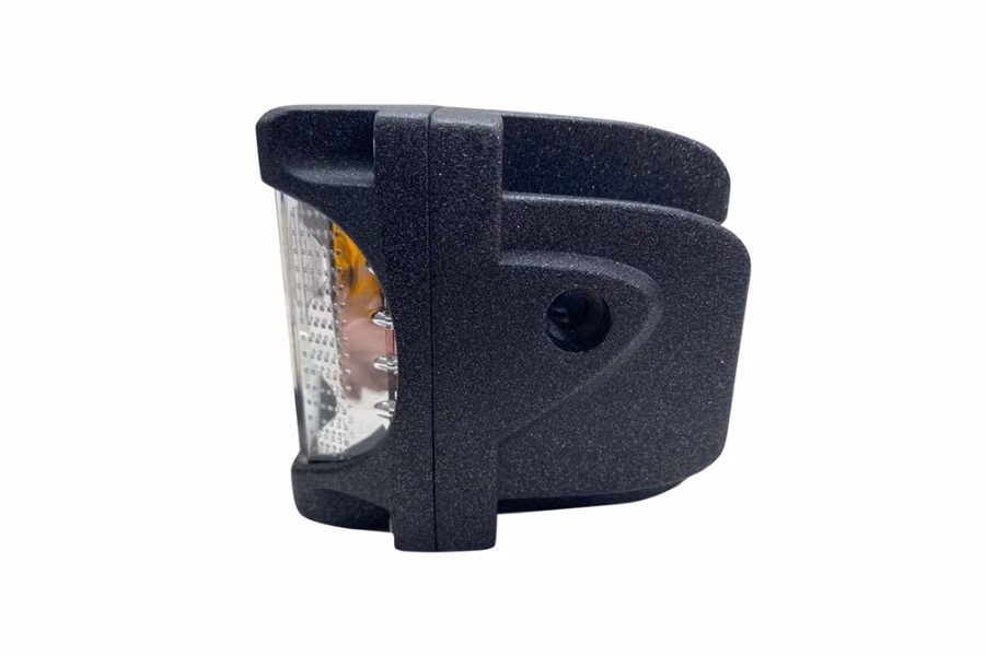 Race Sport Auxiliary LED Cube Light w/ Amber Side Strobe