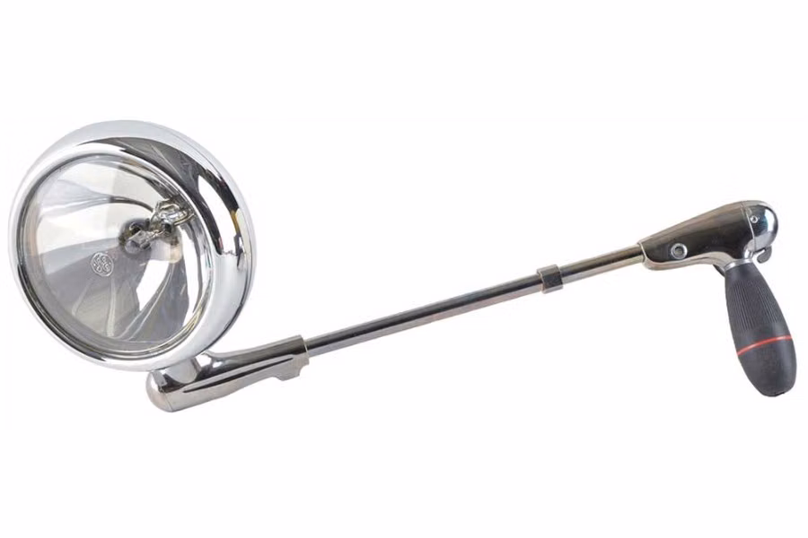 Halogen Post Mount Spotlight, 6" Qtz 325v