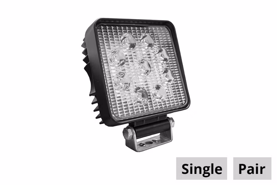Race Sport Street Series 4in Square LED Work Spot Lights