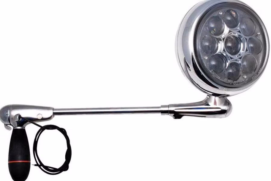 Unity LED Post-Mount 6" Chrome Spotlight