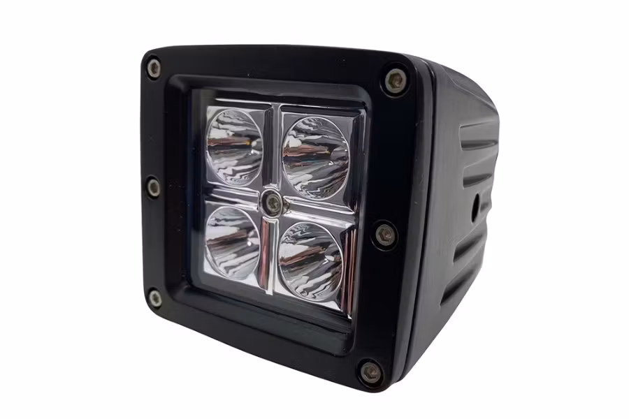 Race Sport Street Series Spot Light w/ Amber Optional Cover