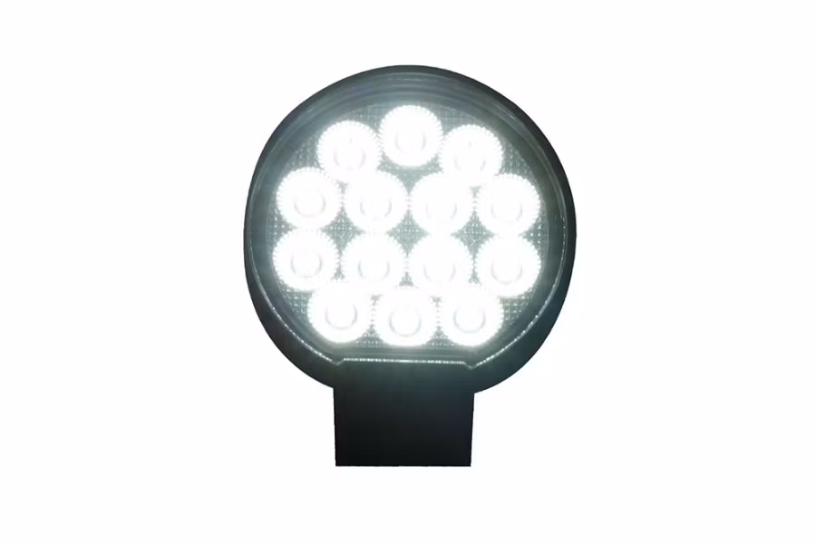 Race Sport Round IQ Series Auxiliary LED Flood Beam Light