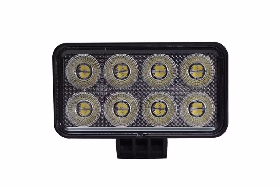 Race Sport Rectangle IQ Series Auxiliary LED Flood Beam Light