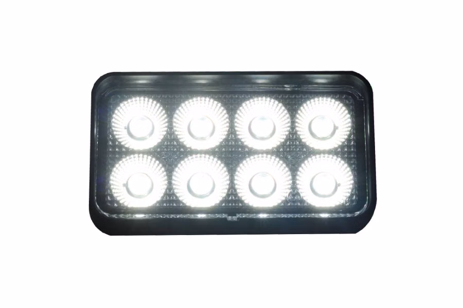 Race Sport Rectangle IQ Series Auxiliary LED Flood Beam Light