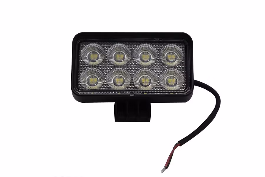 Race Sport Rectangle IQ Series Auxiliary LED Flood Beam Light