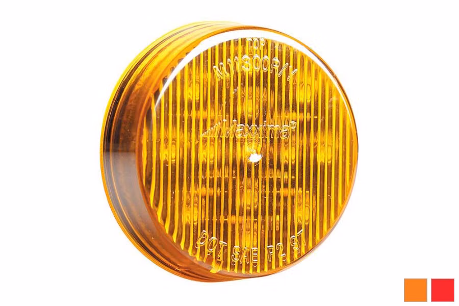 Maxxima 2 1/2" Round Dual Volt Clearance Marker