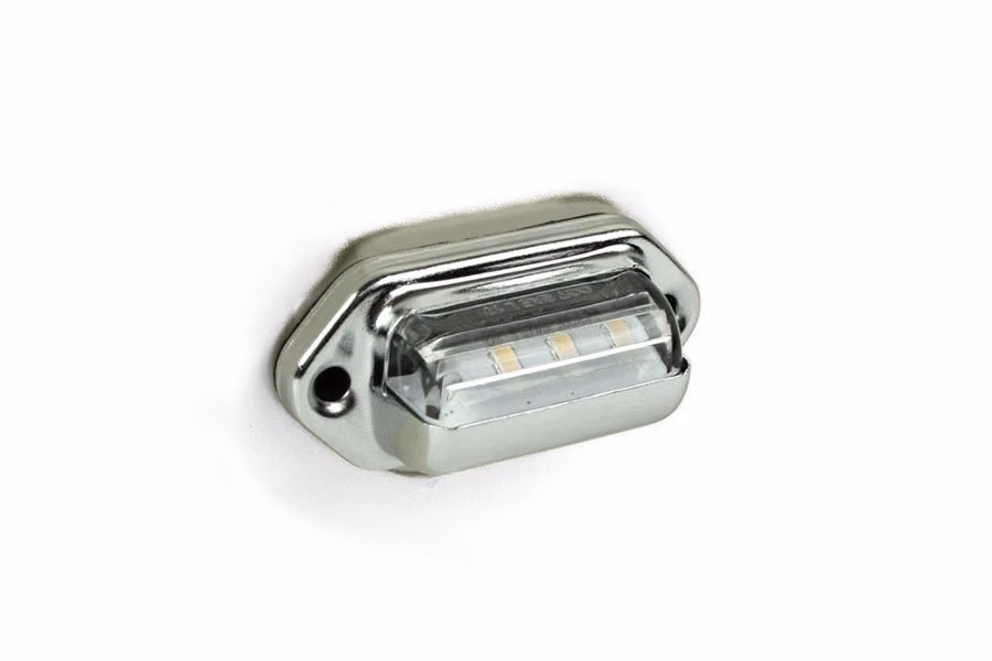 4271-maxxima-led-license-light-1.7-quot-x-1-quot-with-stainless-steel-chrome-bezel-1.jpg Maxxima LED License Light - 1.7" X 1" With Stainless Steel Chrome Bezel