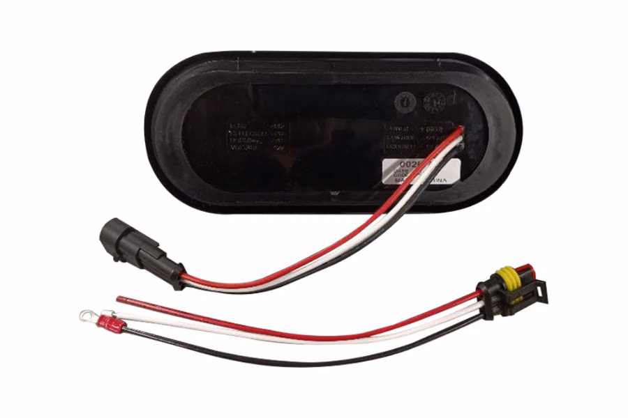 Sound Off Signal 6" L.E.D Oval Flashing Light, Amber