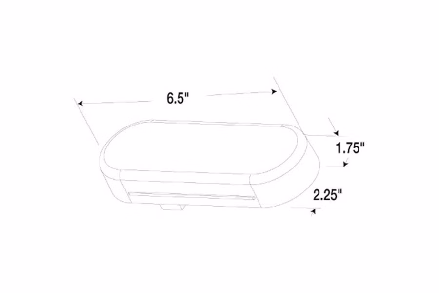 Truck-Lite Stop/Turn/Tail 24 Diode Oval Light