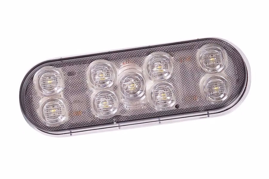 Maxxima 6" Oval Reverse Light w/ 9 LEDs