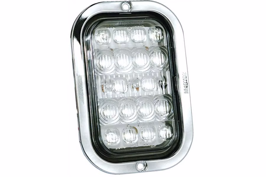 Maxxima 4" Rectangle LED Reverse Light w/ Flange