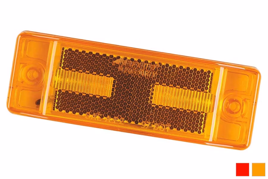 Maxxima 2" x 6" Reflectorized Aux Turn / Clearance Light w/ 8 LEDs