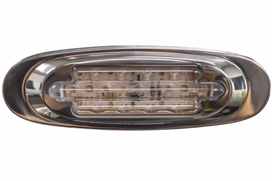 Maxxima Oval LED Clearance Light with Tiered Bezel