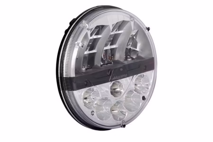 Maxxima 7" Round Dual Beam LED Headlamp