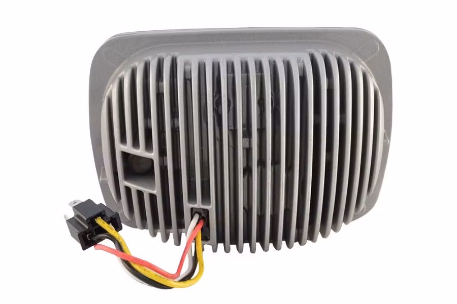 Trux LED Projection Headlight w/ Auxiliary Halo Oblong - Combonation High/LowBeam