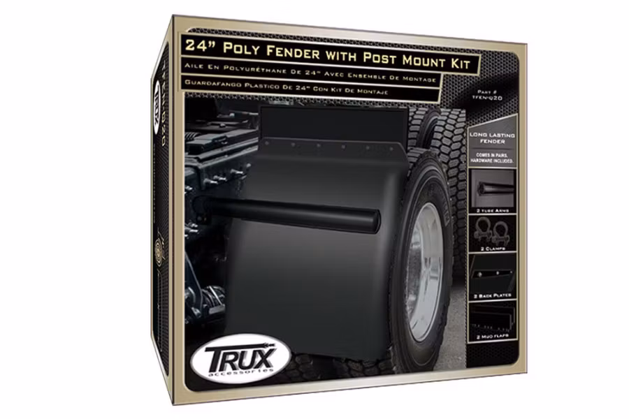 Trux Poly Quarter Fender Kit w/ Rolled Edge