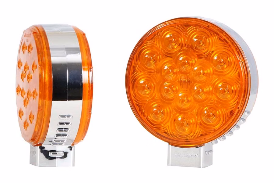 Maxxima Double Faced 4" Round LED Pedestal Light