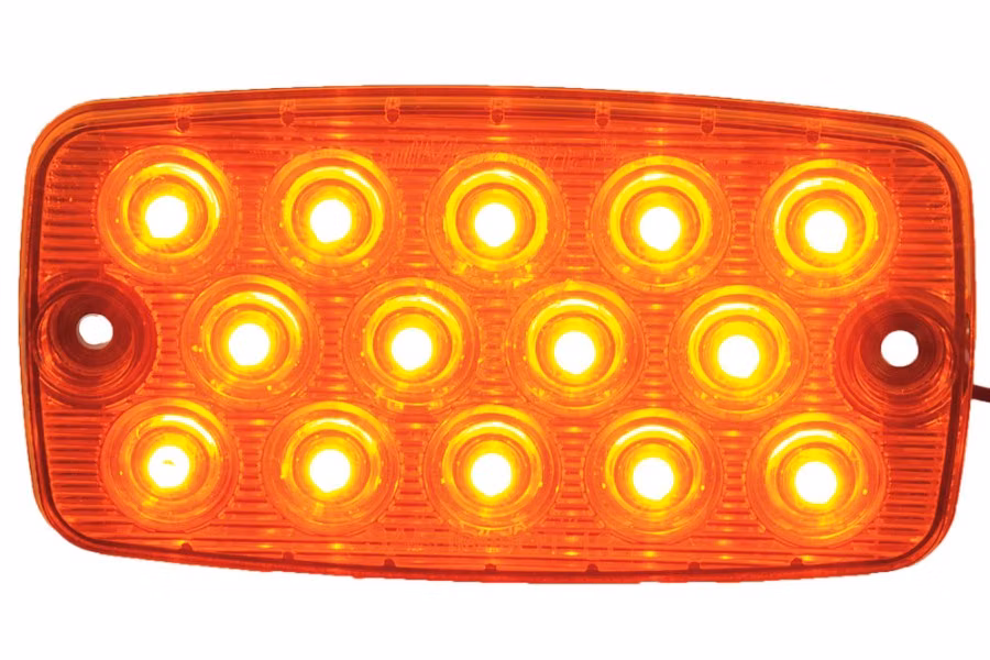 Maxxima 5" x 3" Low Profile Amber Park / Rear Turn Light w/ 14 LEDs